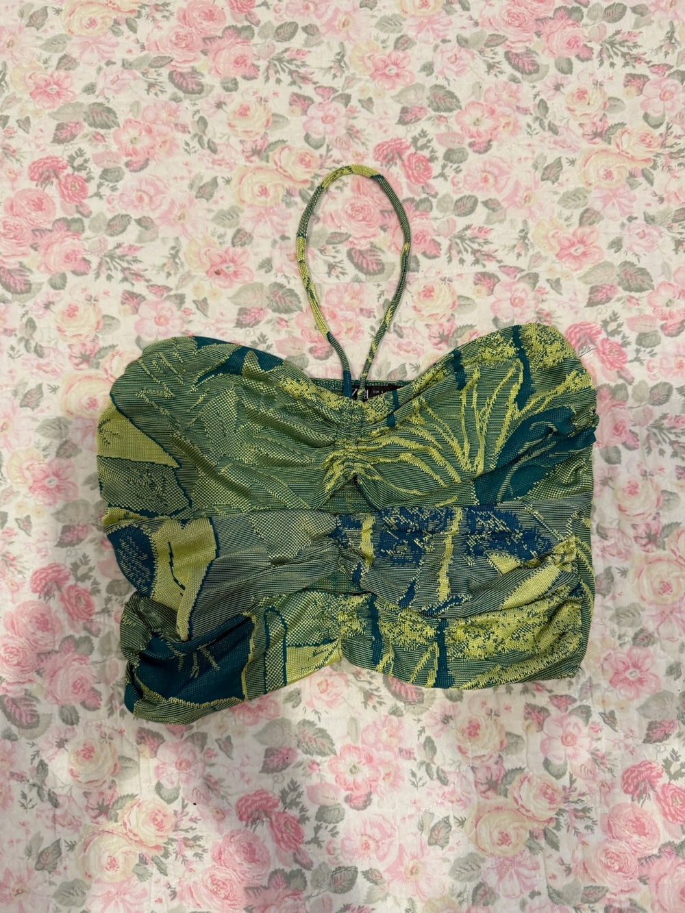 Zara Strapless Crop Top